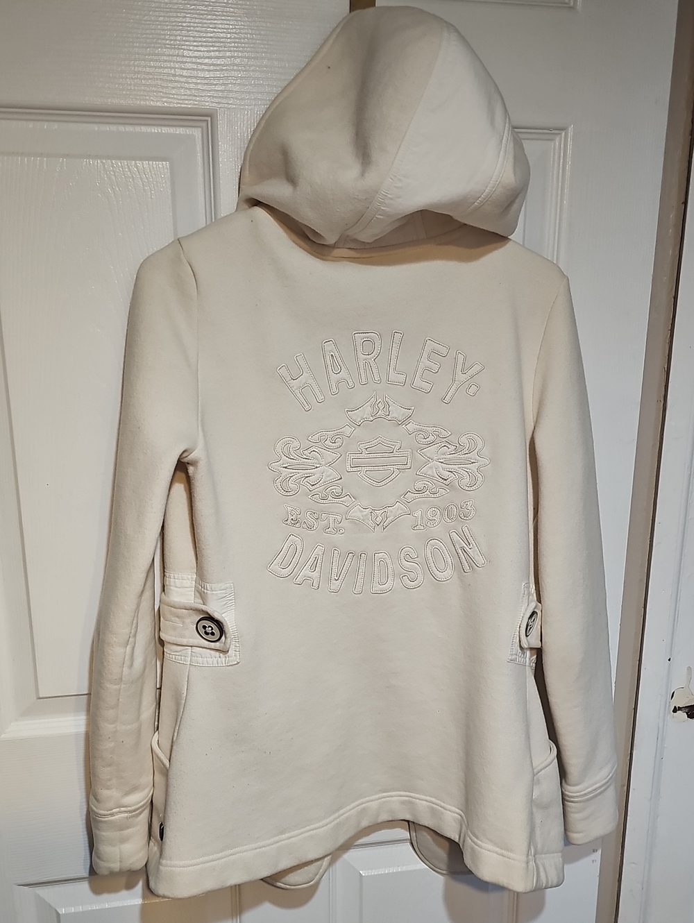 Harley-Davidson Women's Cream Hooded Jacket